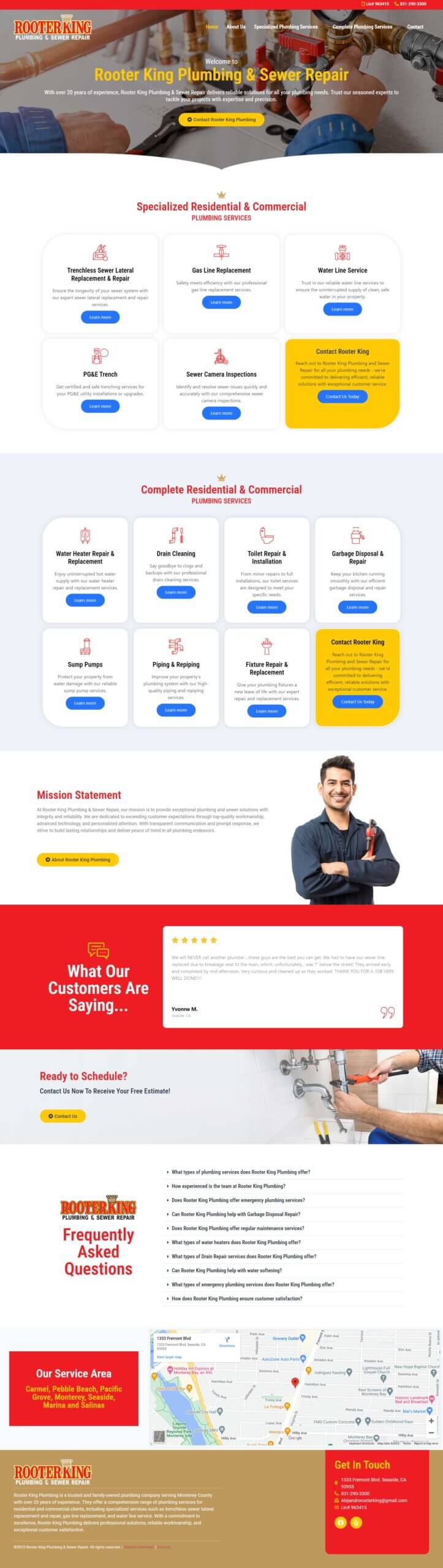 Rooter King Plumbing & Sewer Repair