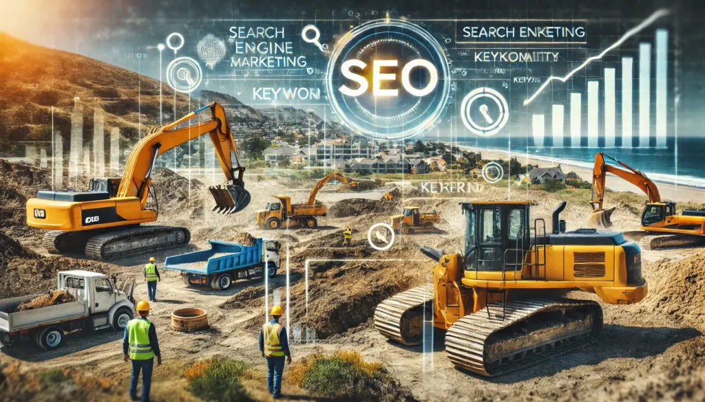 Excavation company's SEO strategies to improve rankings in Monterey