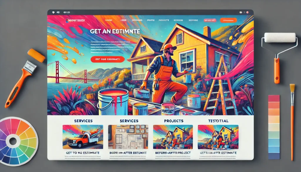 Painting Contractor Website Design