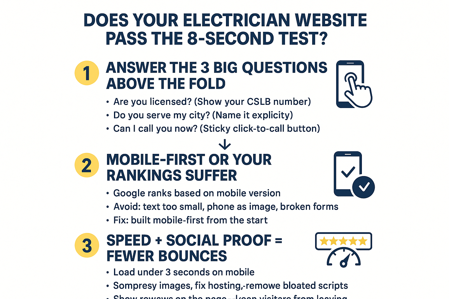 What Makes an Electrician's Website Actually Generate Calls